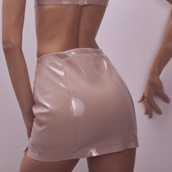 For Love And Lemons High Roller Latex Skirt - Picture 3 of 11
